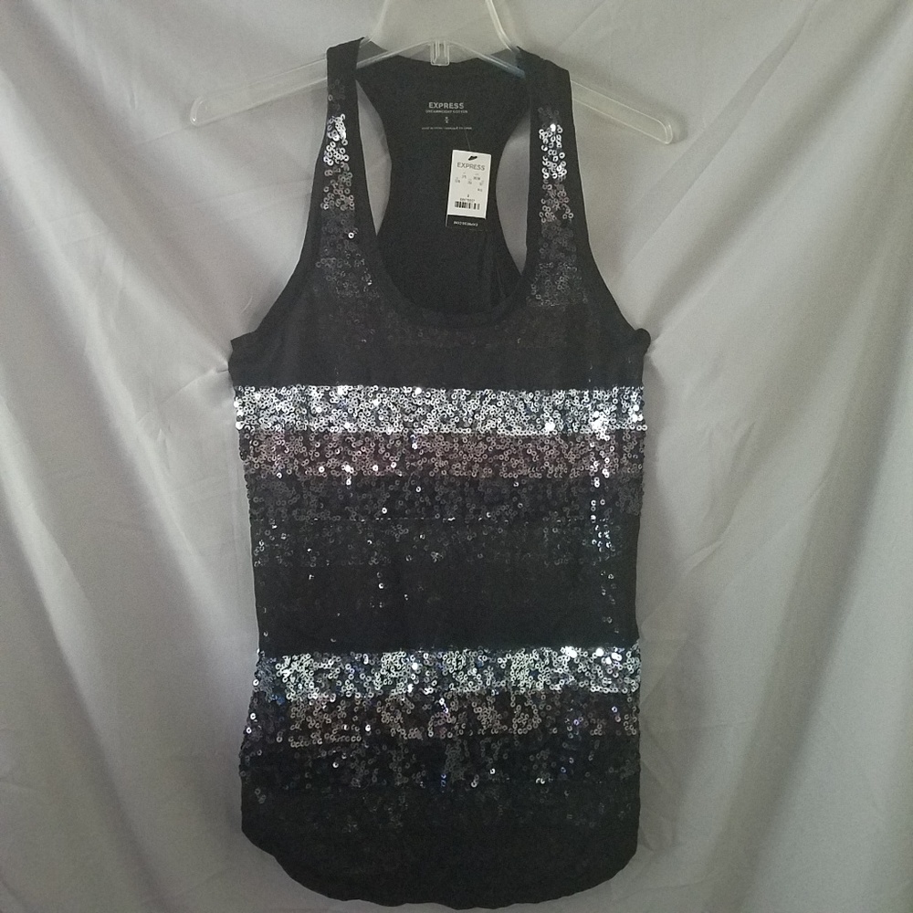 NWT Express Sequin Tank Top